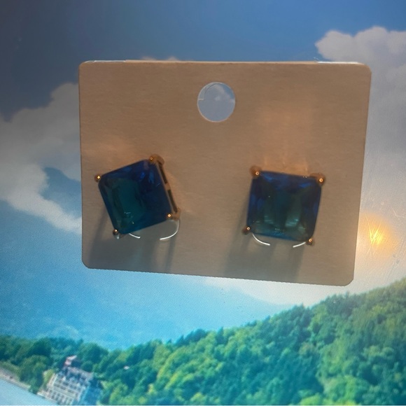 Earrings for a beautiful match of any type of blue dress - Picture 4 of 4